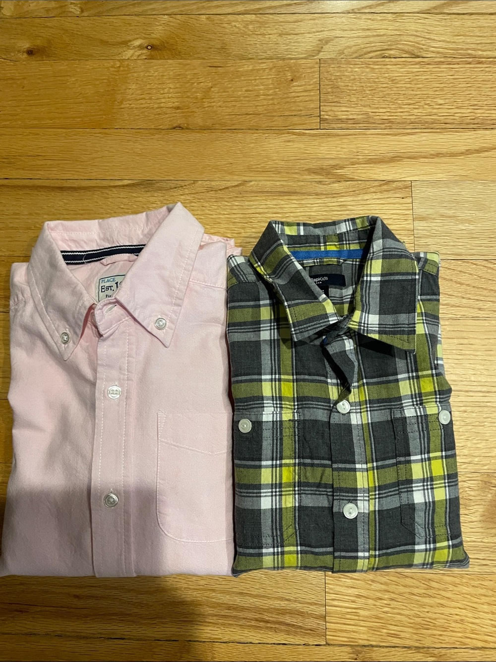 EUC Lot of 2 Boys Button-Down Shirts